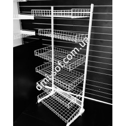 Стойка Баскет с 6 корзинами (1750 х 750 х 400)